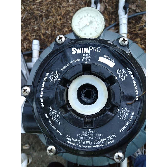 Hayward 1.5" Rotary Backwash Valve Top Vari Flo SPX0710XBA SPX0710XBA17 Hayward 1.5" Rotary Backwash Valve Top Vari Flo SPX0710XBA SPX0710XBA17